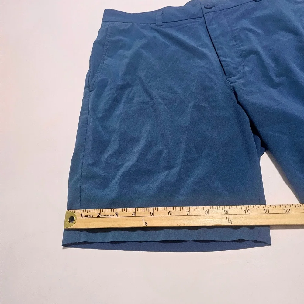 Vineyard Vines Performance Breaker Shorts Mens 34 Blue Golf Tech Chino 9 Inch
